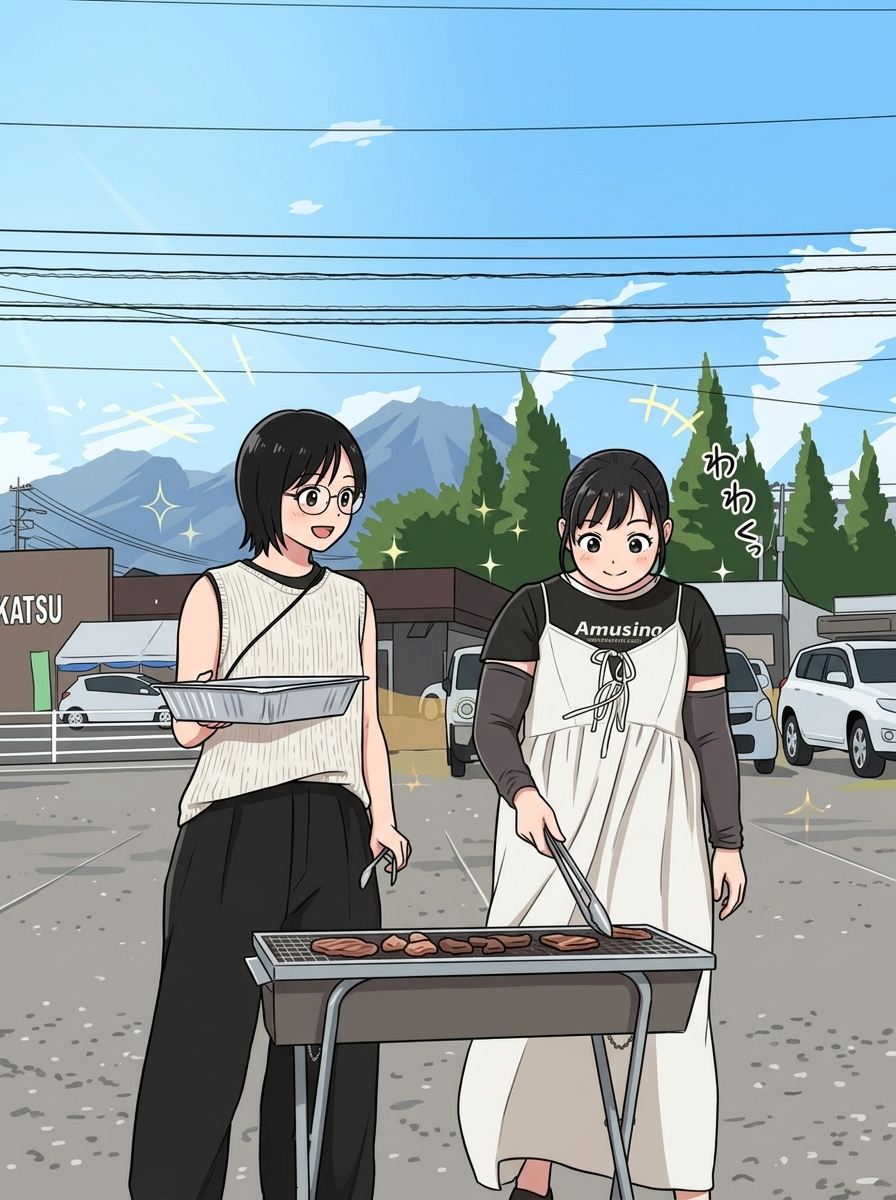 晴天のBBQイベント
